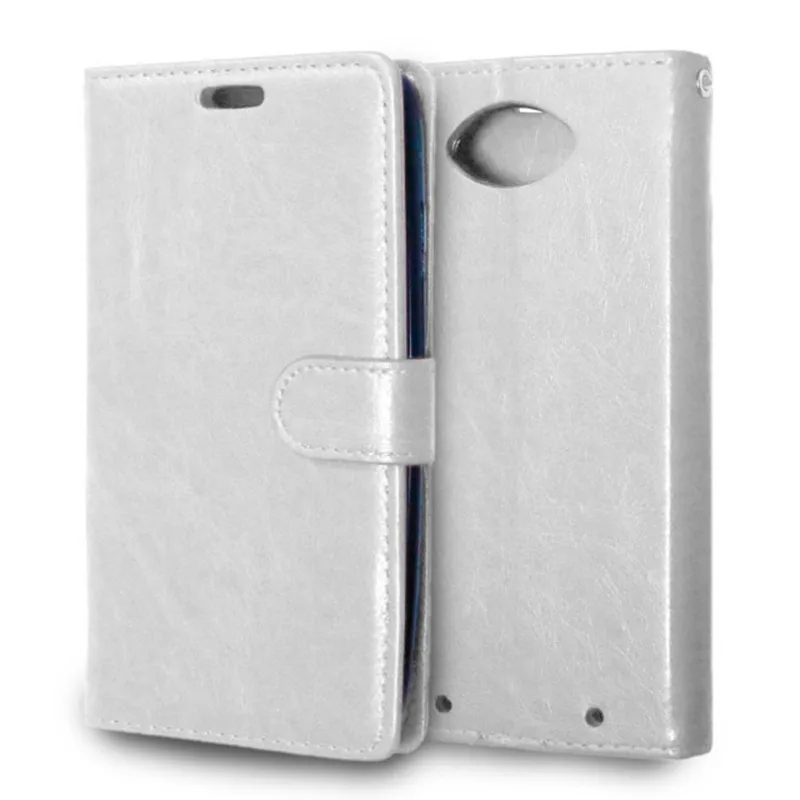 Роскошный кожаный чехол-книжка с 3 отделениями для кредитных карт и подставкой