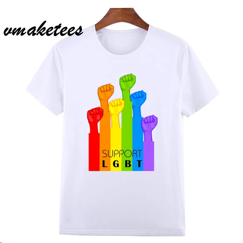 Мужские и женские футболки с принтом Pride Lgbt летняя повседневная футболка унисекс