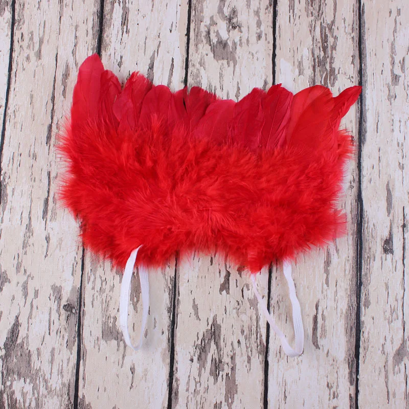 Девочка перо крыло Ангела кутюр крестины маленький сказочный костюм фото