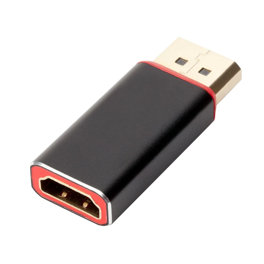 Kebidu 4K x 2K порт дисплея DP штекер-HDMI-совместимый гнездовой конвертер адаптер видео