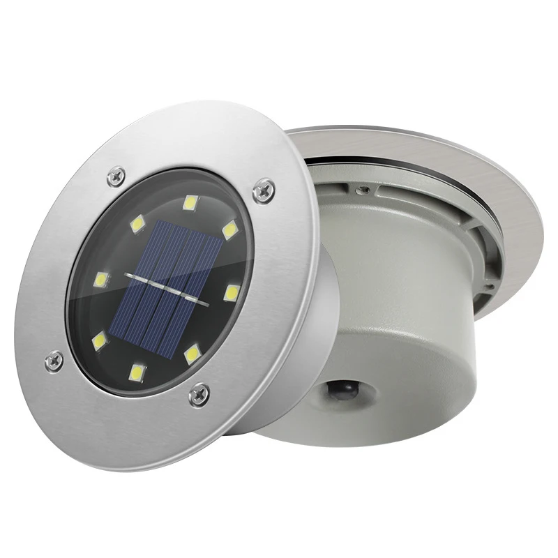 Солнечная светодиодная Водонепроницаемая наружная садовая Напольная Лампа для