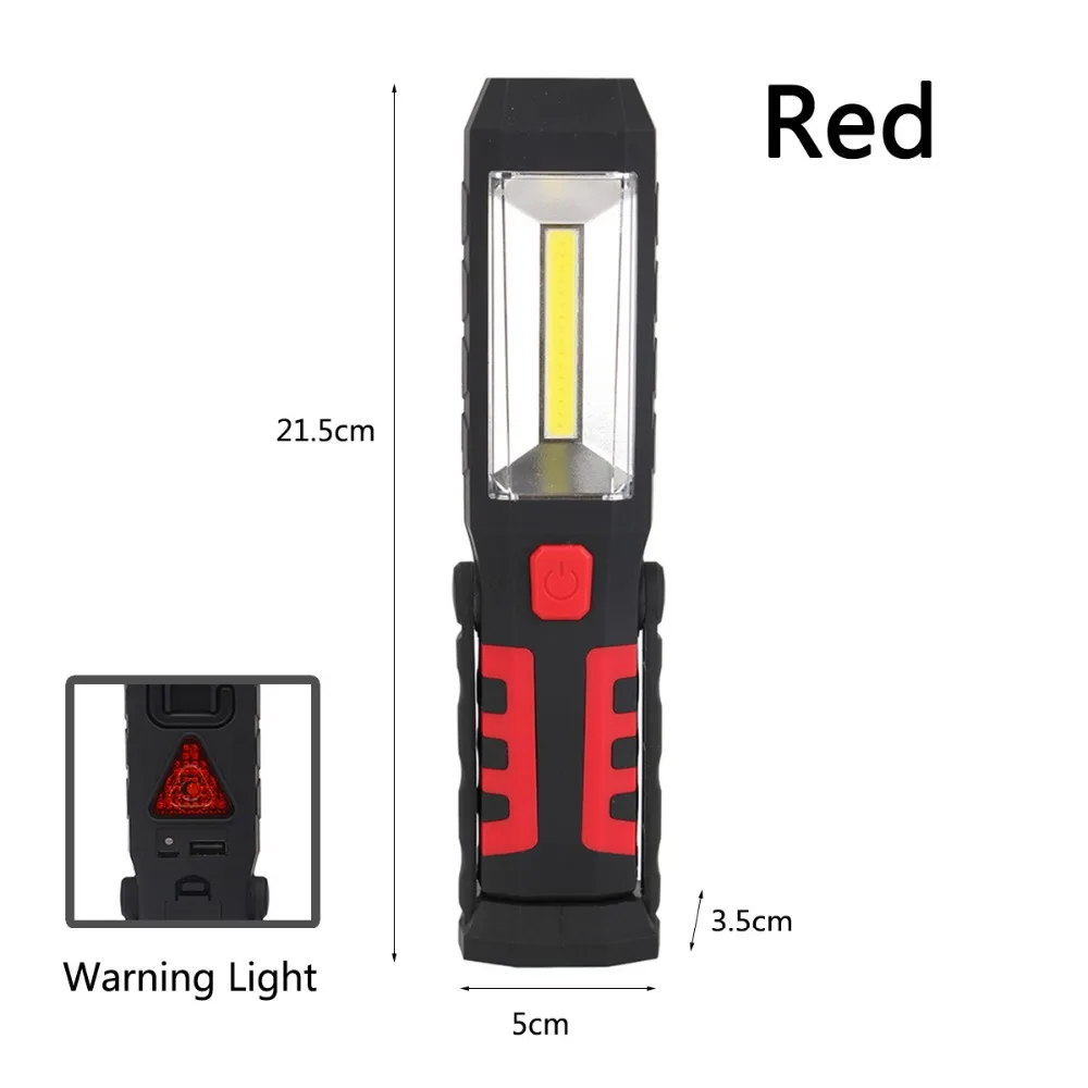 Usb зарядка 36+ 5LED Магнитный рабочий ручной флэш-светильник аварийный осмотр Рабочий фонарь светильник с крюком магнит портативный фонарь