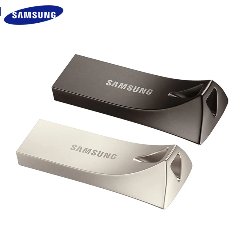 SAMSUNG флэш-накопитель USB 32 Гб 64 Гб 128 ГБ 256 ГБ USB 3,1 серый металлический мини-накопитель Флешка карта памяти устройство для хранения U диск