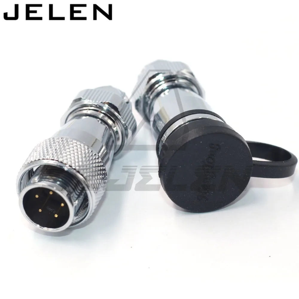 Серия WS16 металлический круглый стыковочный водонепроницаемый разъем 5pin Мужской