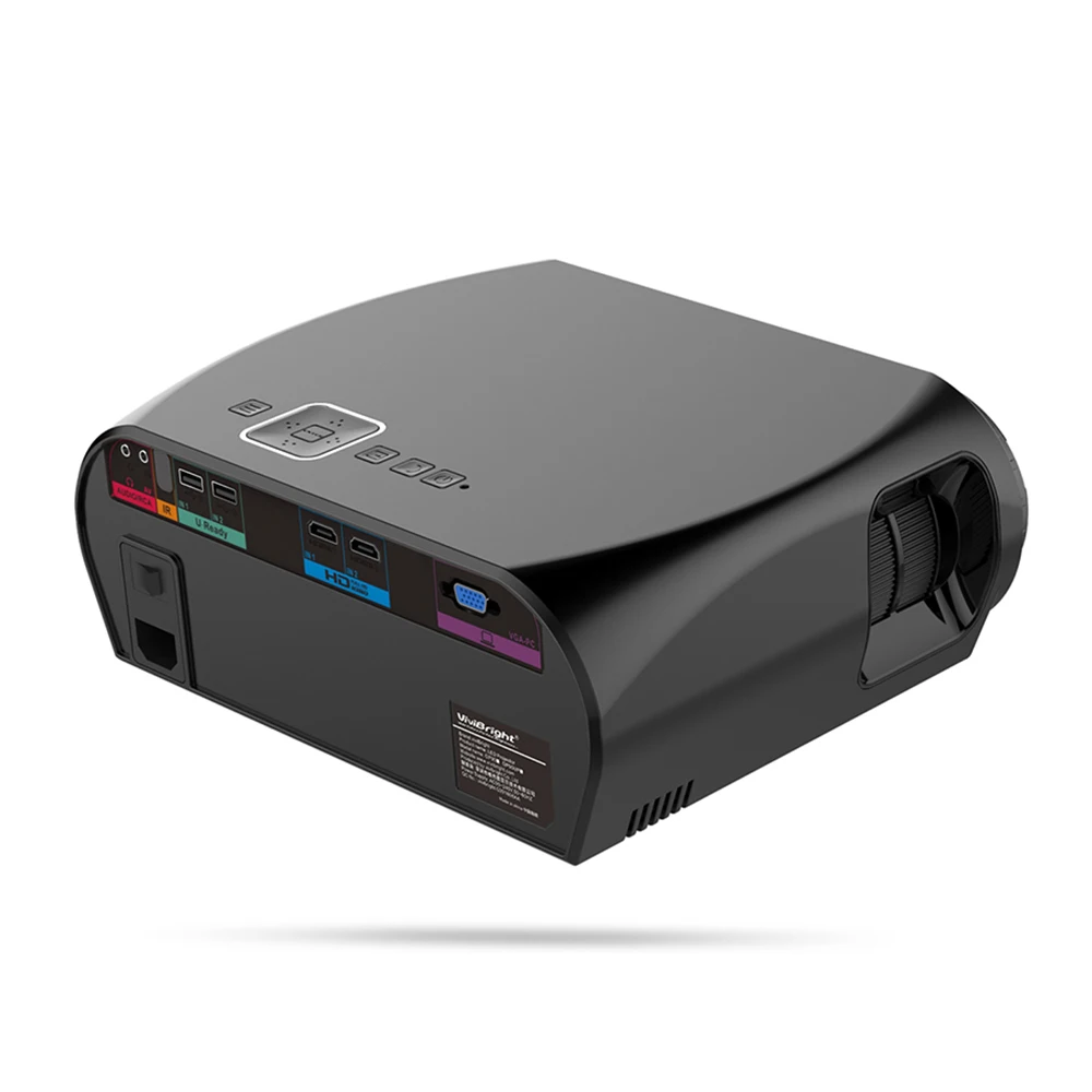 VIVIBRIGHT Android 6.0.1 светодиодный проектор GP100 до 1280x800 разрешение 3200 люмен встроенный wifi
