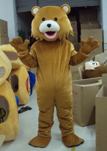 Качество и медведь талисман pedobear взрослый размер талисман костюм играть
