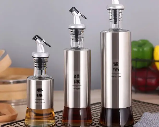 1 шт. кухонный диспенсер для приправ из нержавеющей стали бутылки масляный соус