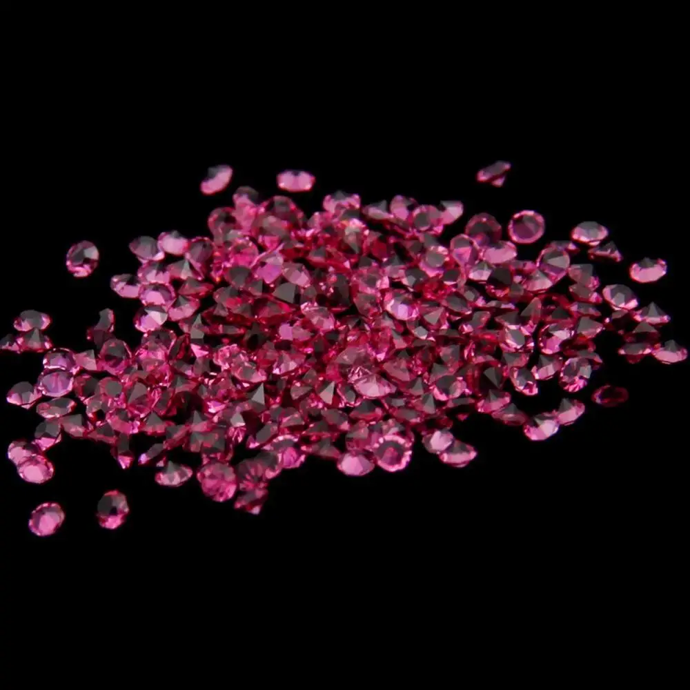 24 Fushia 1,1 мм 1440 шт новое поступление круглые кубические красоты блестящее стекло копия циркония камни класса ААА для 3D ногтей дизайн украшения - Цвет: 24 Fushia