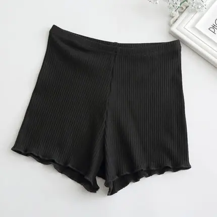 Black Новые женские короткие штаны летние мягкие хлопковые Бесшовные Короткие штаны юбка дышащие шорты размера плюс - Цвет: Black