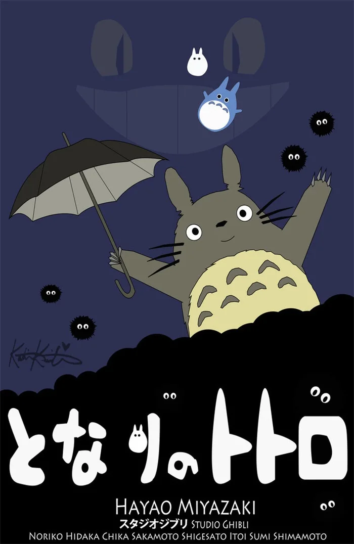 Miyazaki мой сосед тоторо мэй девушка ретро винтажная наклейка на стену | Дом и сад