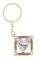 new zinc alloy key finder rhinestone key chain key chain mothers gift love warmth and good luck can be used as gift giving