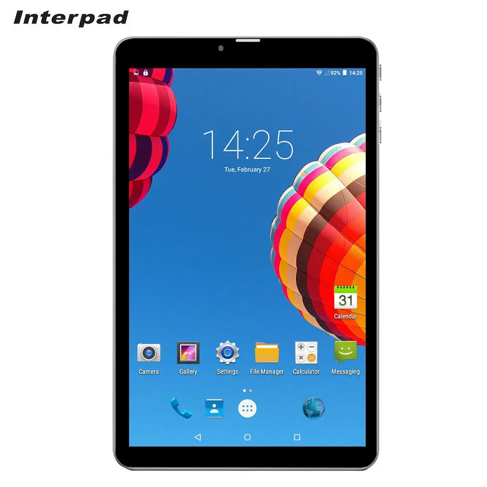 Interpad 7 дюймов Android Планшеты MTK6582 1 5 ГГц ips 2.5D изогнутый экран 1280*800 WiFi gps USB SIM телефон