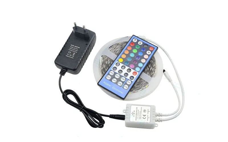 DC12V IP20/IP65 водонепроницаемая RGBW RGBWW SMD 5050 5 м Светодиодная лента Набор Гибкая