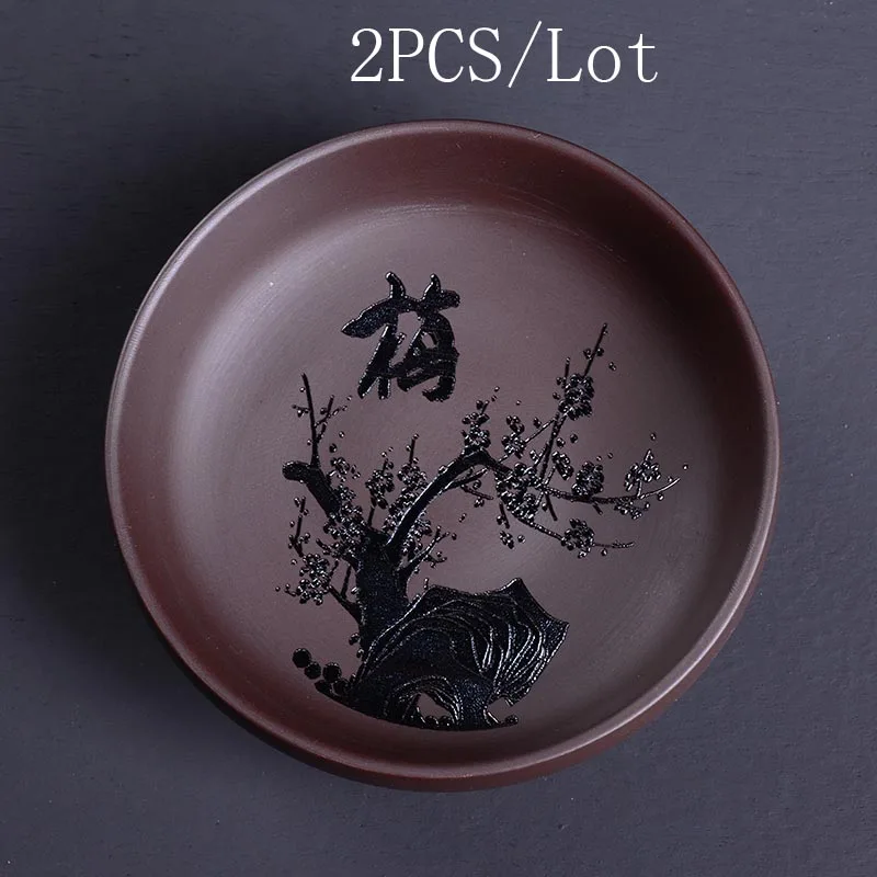 Q 2pcs 2 шт./партия 30 мл фиолетовая глина yixing чайная чашка офисная чайная церемония маленькие чайные пиалы Zisha чашка для дома винтажная посуда для напитков чайная посуда чашки для Саке - Цвет: Q 2pcs