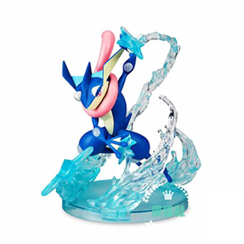 Япония Pokeball детектива Пикачу GK Gengar Mewtwo Umbreon Espeon Greninja ПВХ фигурка игрушки Коллекция Модель подарки 15 см - Цвет: Greninja