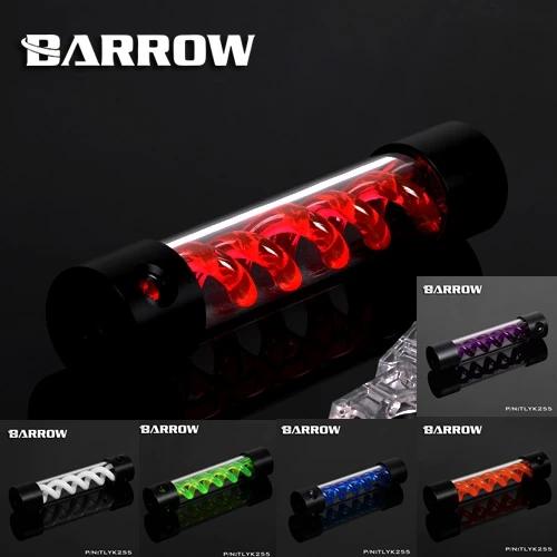 

Barrow TLYK-255 Multi-colored Virus-T Cylinder Water Reservoir , Water Cooling tank, come with UV/White lighting