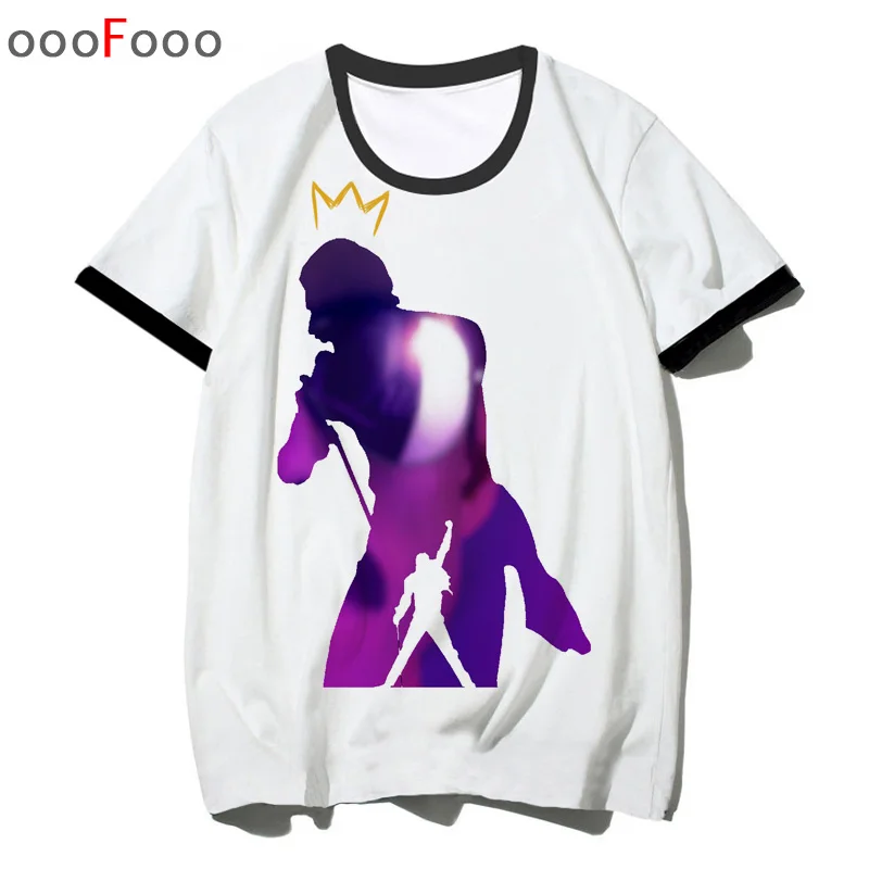 1401 Freddie Mercury футболка The queen Band rock Футболка мужская хип-хоп повседневные футболки Harajuku мужские/wo мужские топы футболки уличная одежда - Цвет: 1401