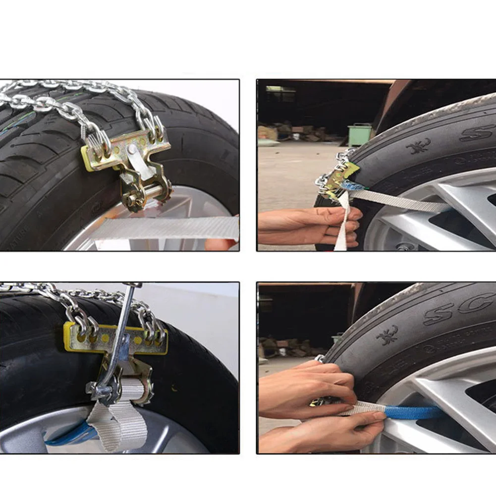 Автомобильные аксессуары анти цепь скольжения прочная марганцевая сталь легко