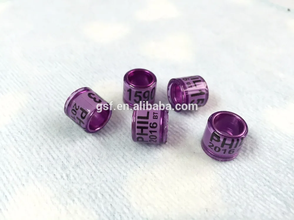 Великолепные кольца для голубиных гонок пластиковый алюминиевый сердечник