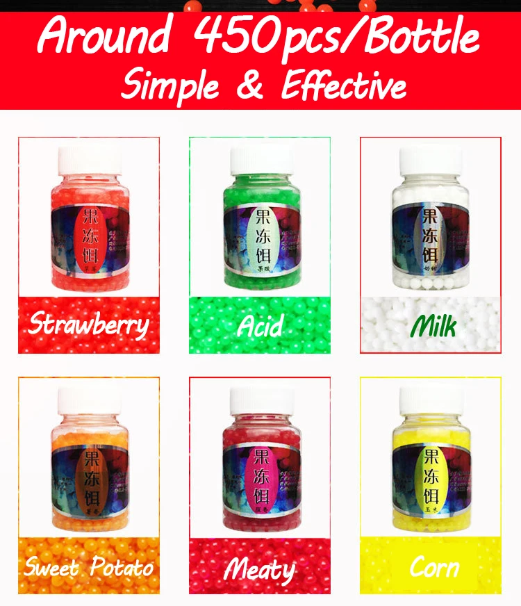 1 бутылка, 70 г, 450 шт., мягкие желейные рыболовные приманки-бусины, рыбные яйцевые приманки, карп, лосось, соленая вода, Makerel, Sabiki, приманки, рыболовные снасти
