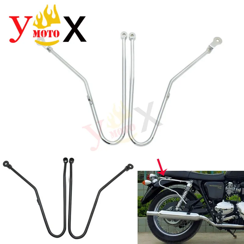 Для триумфа BONNEVILLE /SE T100 2006 2014 держатель для мотоциклетной сумки кронштейн боковое