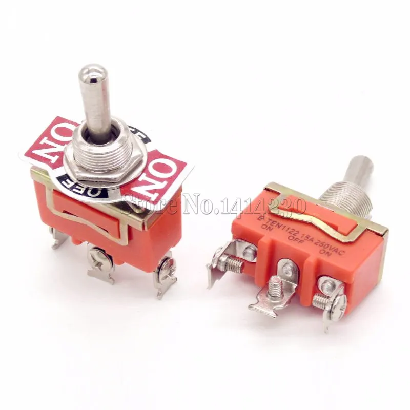 Новый тумблерный переключатель тумблерные переключатели Φ 3PIN ON OFF 15A 250V|switch|on-off-on