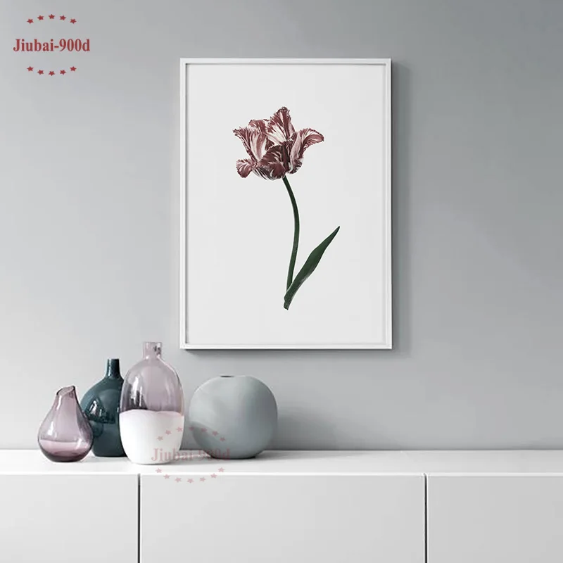 Плакаты и печати на холсте 900D, картины настенного искусства, картинки северных цветов, украшение NOR055.