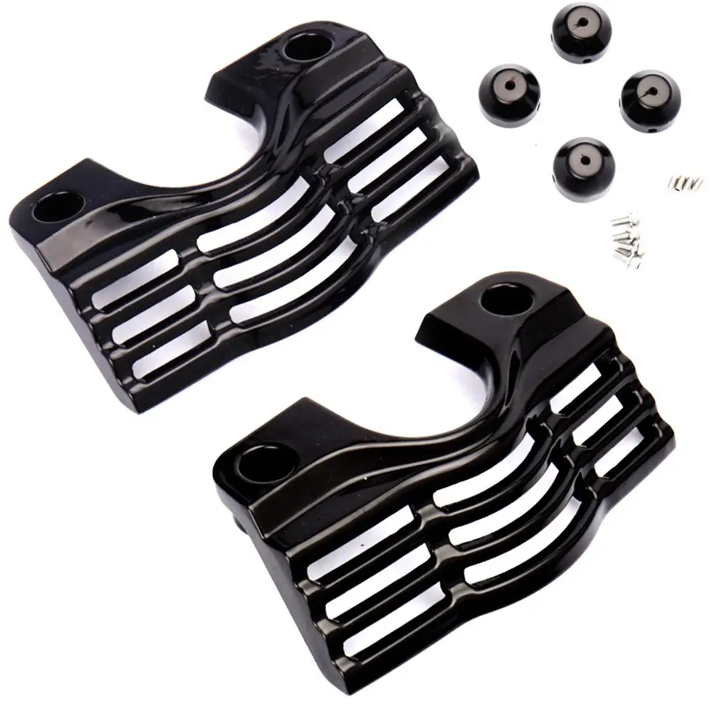 Крышки для свечей зажигания болта с ребристой головкой L/R HARLEY TOURING ELECTRA STREET GLIDES ROAD