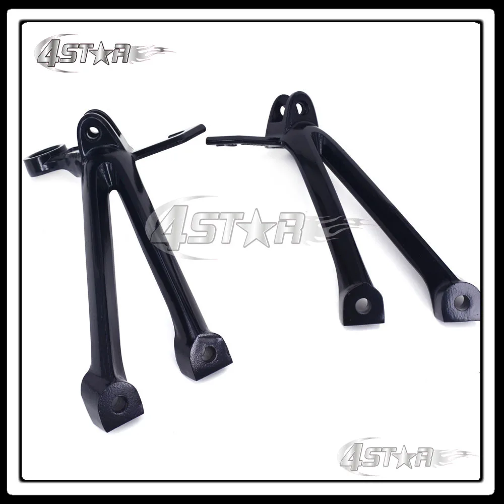 Сплав Черный сзади пассажирских подножки педали и штатив кронштейны крепление