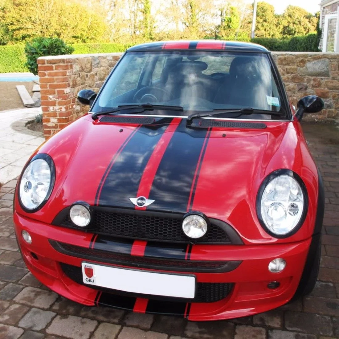 Для набора полосок наклейка графическая для Mini Cooper S панель ручка фар дверная