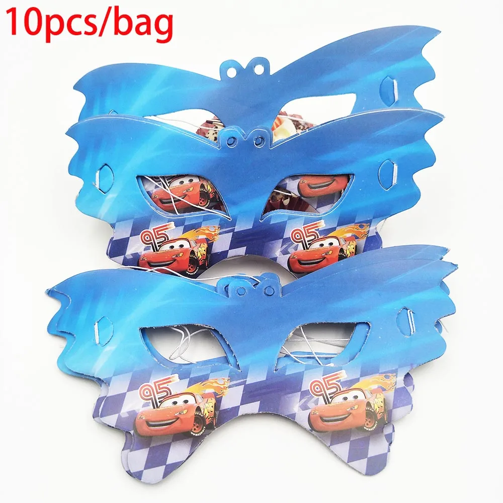 mask Mcqueen малыш день рождения принадлежности скатерть чашка тарелка соломенная салфетка Подарочный пакет конфеты коробка попкорн события Patry украшения - Цвет: mask