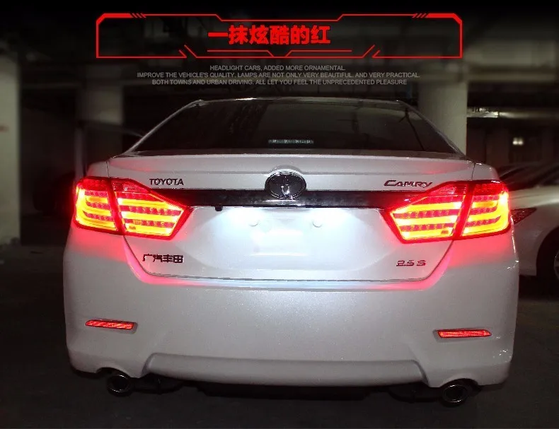 Doxa автомобильный Стайлинг для Toyota Camry задние светильник s 2012 2013 2014 V50 светодиодный