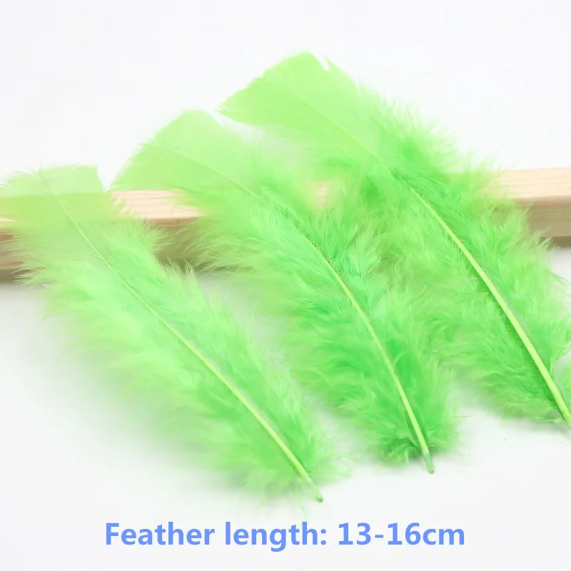 

50pcs Lucia crafts 13-16cm Multicolor optional DIY Dyed Fluffy Turkey Feather Wedding Decorations Elegant Party Clothes Feathers
