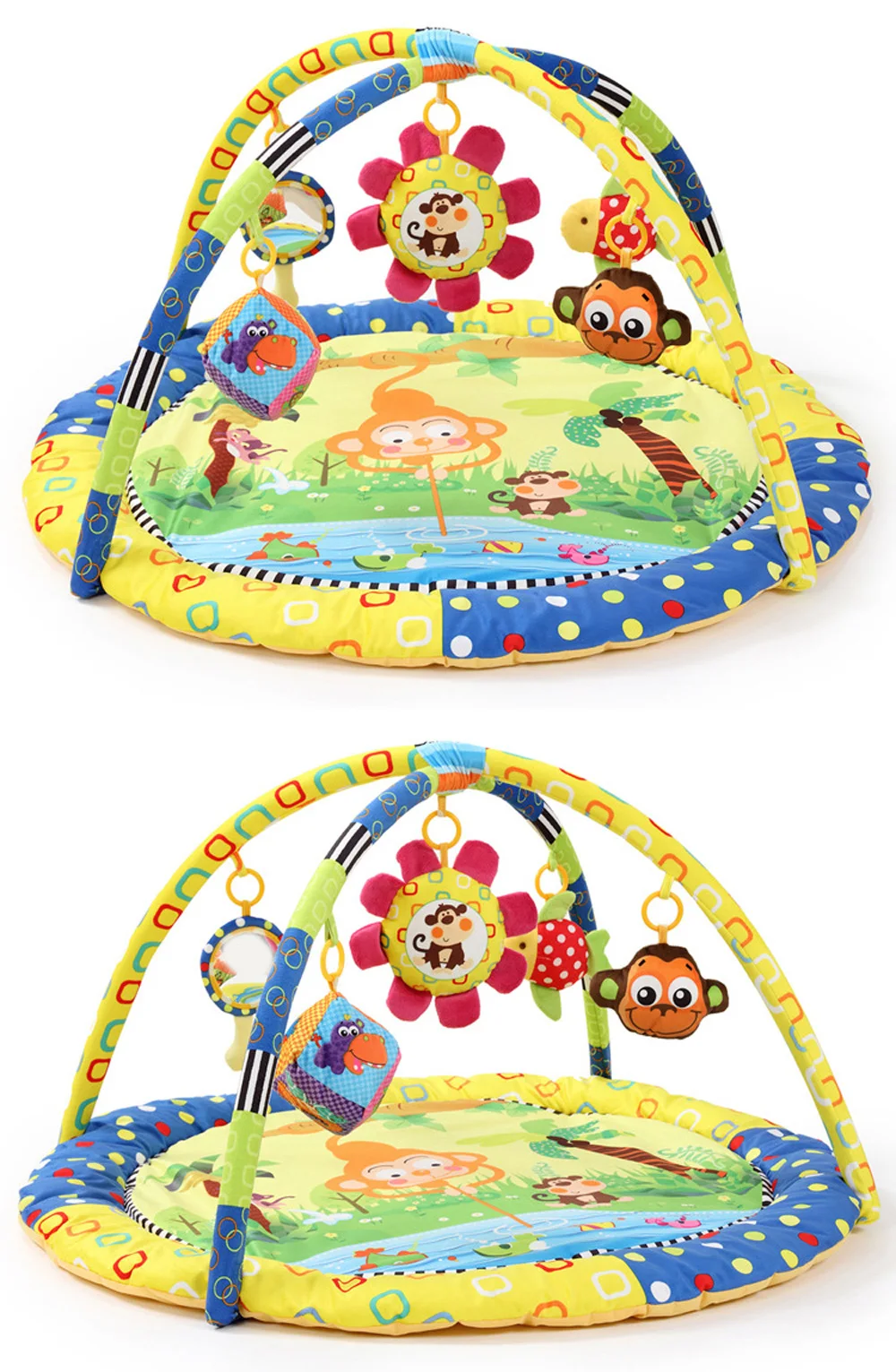 Детские развивающие игры коврик 90*90*50 см Tapete Infantil детский коврик игровой коврик фитнес-рамка детский центр активности игрушки