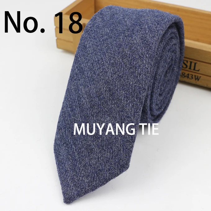 New Style Wool Viscose Tie 7cm Ties Fluffy Solid Color Corbata Slim Striped Necktie Cravat Clothing Accessories Warm Dot Ties