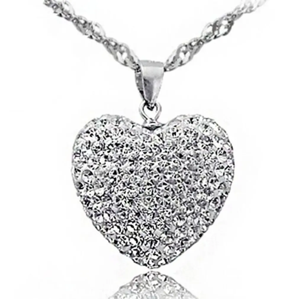 Новая модная классическая подвеска принцессы из стерлингового серебра с