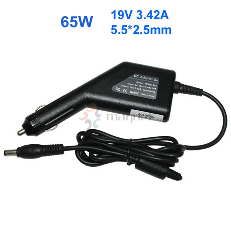 19V 3.42A автомобильное зарядное устройство для ноутбука Toshiba Pro C660 L650 A11 A80 M40 Satellite M30X