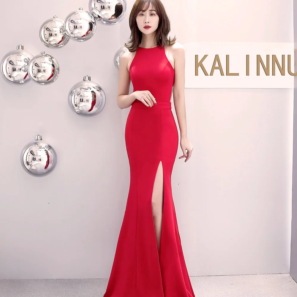 Элегантное тонкое свадебное длинное вечернее платье подружки невесты женское