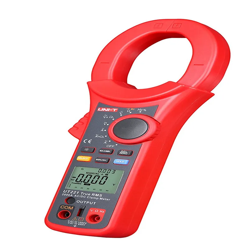Цифровой токоизмеритель-зажим UNI-T UT221 AC DC 2000A истинное среднеквадратичное