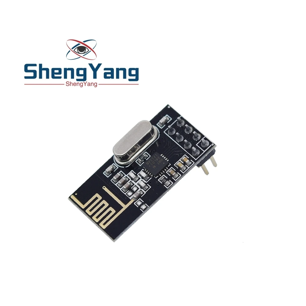 1 шт./лот ShengYang Черный nrf24l01 беспроводной модуль 24l01 2,4g беспроводной модуль Черный бриллиант