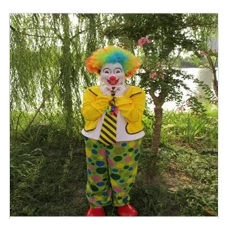 Бесплатная доставка красивая одежда для Хэллоуина Забавный костюм клоуна
