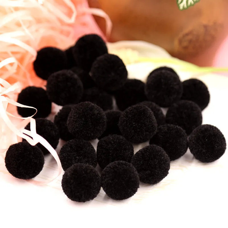 200 шт. 15 мм красочные круглые шерстяные шарики Pom Poms набор «сделай сам» для девочки вечерние свадебные украшения шарик из шерстяного войлока аксессуары