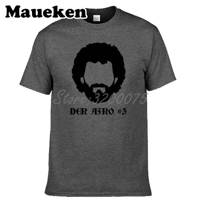 Мужская футболка с круглым вырезом Paul Breitner 3 Explosion head Германия Legend W17072505 | одежда