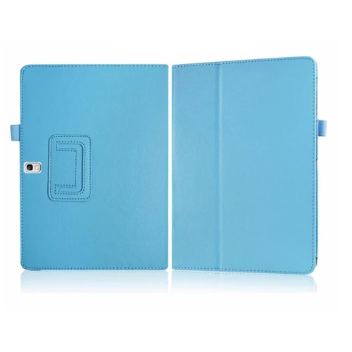 sky blue Тонкий складной чехол из искусственной кожи для samsung Galaxy Note 10,1 SM-P600 SM-P601 Edition/Tab pro 10,5 T520 T521 T525+ ручка - Цвет: sky blue