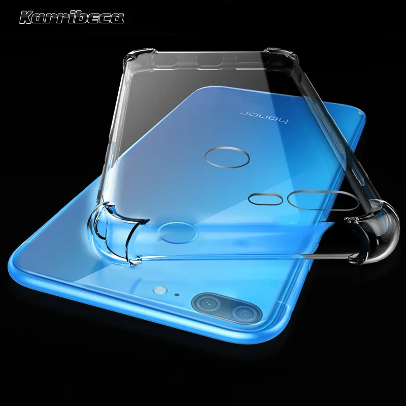 прозрачный силиконовый чехол для Huawei honor 9 lite кристальный мягкий селиконовые