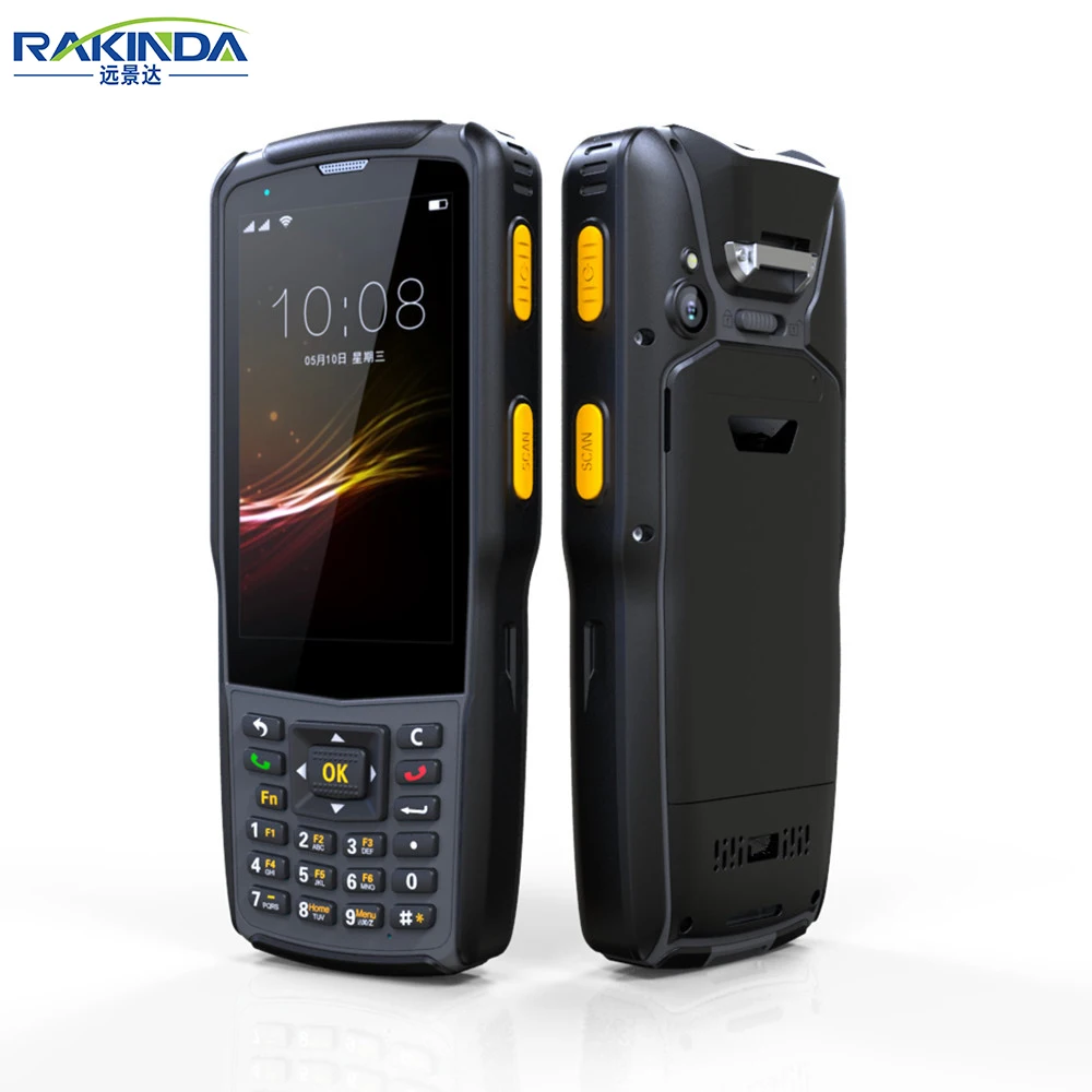 Ручной PDA сканер штрих кодов RAKINDA промышленный IP67 Android 5 1 1D 2D управление