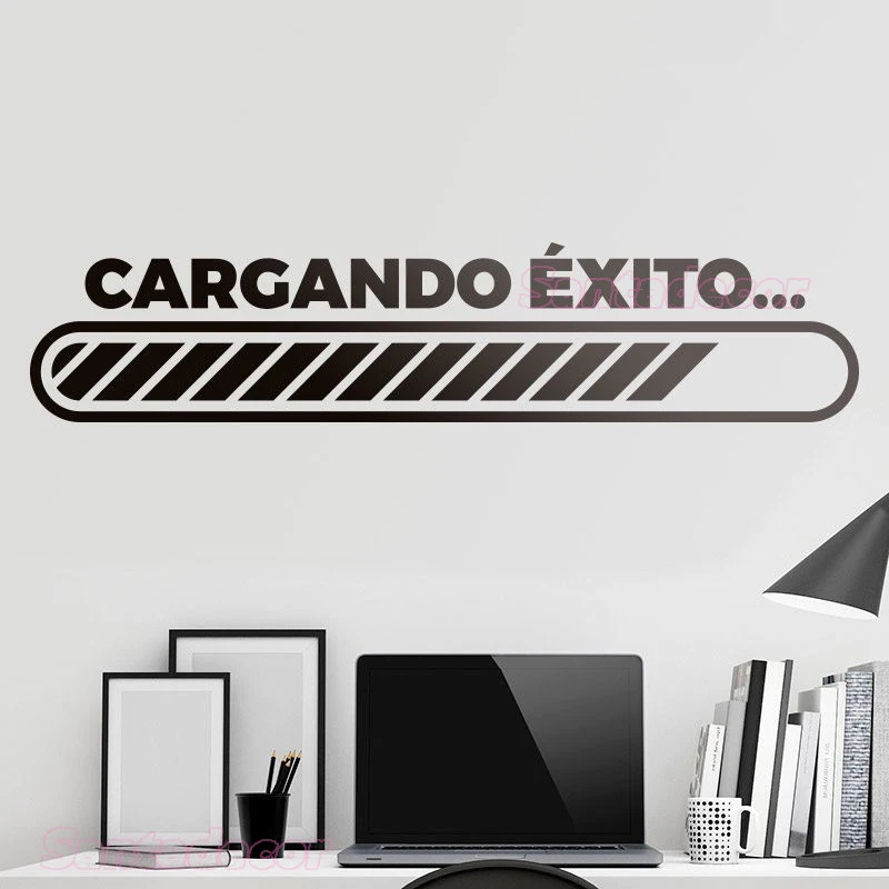 DIY испанский узор наклейки на стену домашний декор для гостиной настенные обои Cargando Exito Geek наклейки на стену 20 см x 100 см