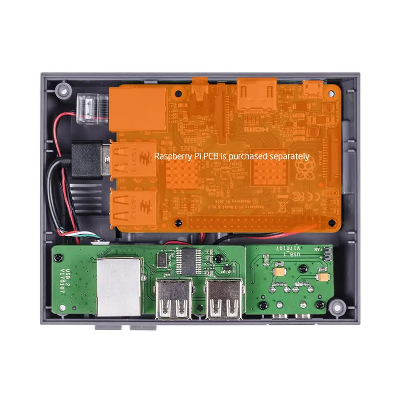 Elecrow 3 в 1 NESPi чехол для Raspberry Pi 2 B + от Old Skool Tools NES Style пластиковый с охлаждающим
