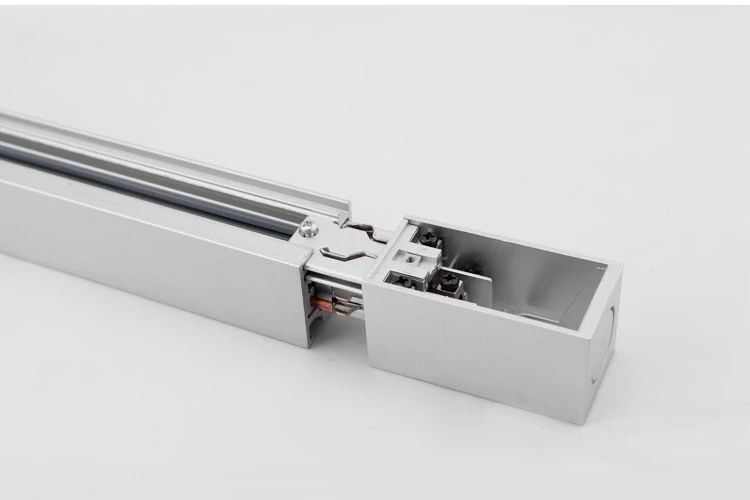 2 провода алюминиевая рельсовая проволока трек лампа для светодиодных дорожек