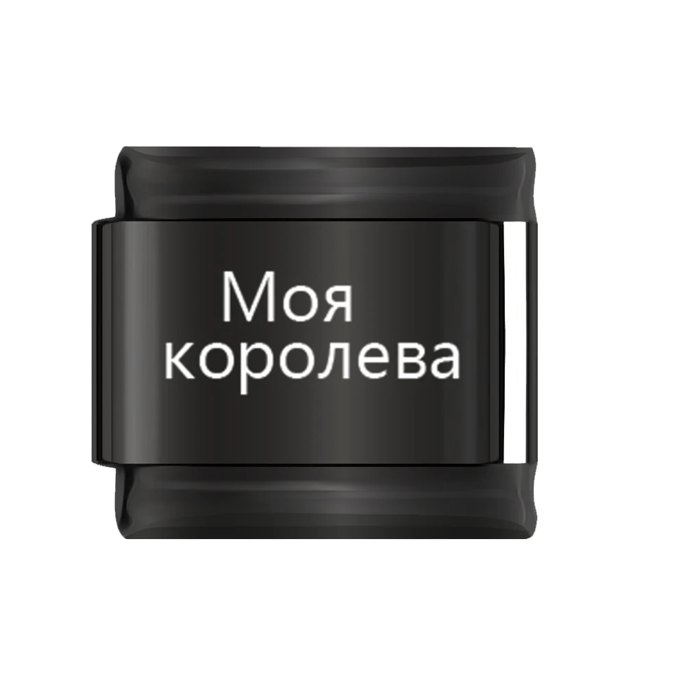 O Hapiship 9 мм ширина ромашка Любовь угол цветок папа мама сердце любовь Бабочка Шарм Fit Браслет Нержавеющая Сталь DJ28 - Окраска металла: O